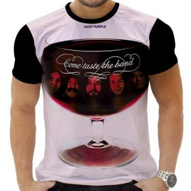 Imagem de Camiseta Camisa Personalizada Rock Deep Purple Clássico 2 - Obsidiana 