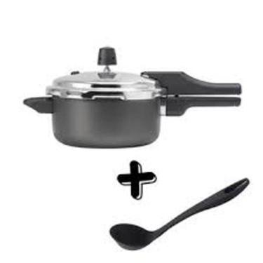 Imagem de Conjunto De Panela De Pressão 4,5L + Concha Nylon- Multiflon