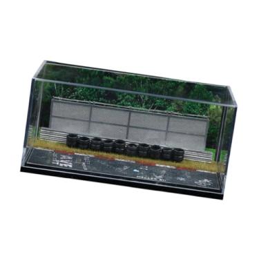 Imagem de MERIGLARE Vitrine para Exibição de Carros em Escala 1/64, Modelo de Pista de Corrida, Caixa de Armazenamento para Miniaturas de Carros de Brinquedo de Corrida.