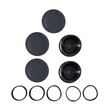 Imagem de Generic Conjunto de 5 tampas para cabeçote de aspersor, tampa de desligamento de pulverização de reposição, acessórios resistentes e leves para proteção do
