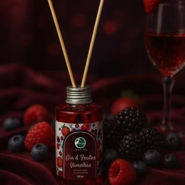Imagem de Difusor De Aromas Ambiente Vareta Pantanal Aromas 200ml, Gin e Frutas 