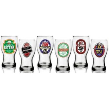 Imagem de Jogo 6 Copos Para Cerveja Frevo Bitter - H. Martin - Decormartin