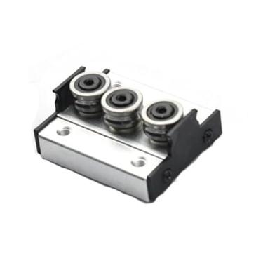 Imagem de Maquinaria de trabalho de madeira Perfil de alumínio embutido guia linear de eixo duplo SGR20 trilho deslizante de rolo L = 300 mm SGB20 bloco de roda (SGB20-3UU)