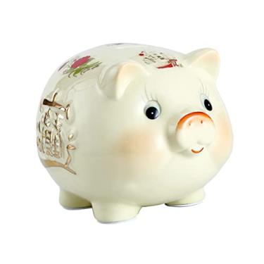 Imagem de IMIKEYA Cofrinho chinês de 20 cm, cofrinho exclusivo, brinquedo para meninos e meninas, caixa de economia de moedas, escritório em casa, dezembro