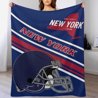 Imagem de Cobertor para fãs de cama presentes futebol cidade inverno verão lã cobertores de flanela, produtos enviados no dia seguinte, 127 cm x 152 cm