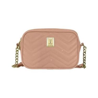 Imagem de Bolsa Tiracolo Branco Matelassê Alça Corrente | Vizzano-Feminino