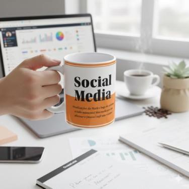 Imagem de Caneca De Porcelana Profissões - Social Media
