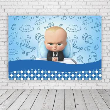 Imagem de Painel Retangular Poderoso Chefinho 1,,5X1,0M Lona Fosca