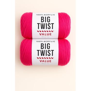 Imagem de Pacote com 2 fios Big Twist Value - rosa choque, 100% acrílico, novelos de 170 g (380 m cada)