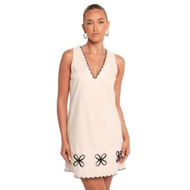 Imagem de Petal & Pup Minivestido feminino Thalia preto creme, Creme/preto, GG