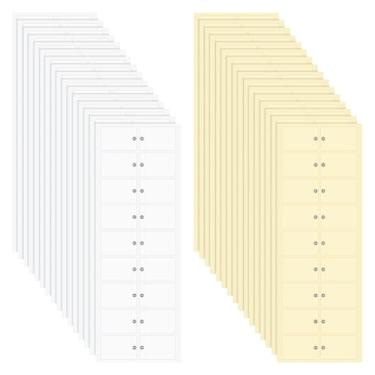 Imagem de BENECREAT 1008 adesivos de flecha, 2 cores retangulares adesivos de vedação autoadesivos de PVC para envelopes, caixas de presente, correio