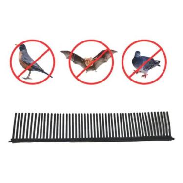 Imagem de Passarinheira Universal Plástica Telhas 25 Unid Ou 12m Cor Preto - UNI