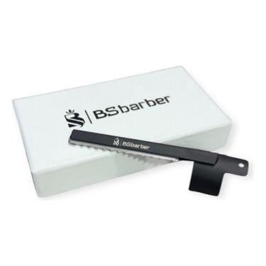 Imagem de Navalhete De Dedo Desfiadeira Bsbarber Profissional Preto - BS Barber