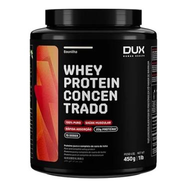 Imagem de Whey Protein 100% Concentrado Pote de 450g Sabor Cookies & Cream-Dux Human Health-Dux Nutrition