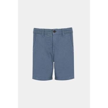 Imagem de Bermuda Aramis Chino Algodão Color Sarjada Azul Indigo-Masculino