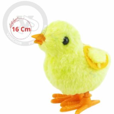 Imagem de Pintinho a corda Grande Pelúcia A Corda Pula/ Anda de 16cm - Fun Game