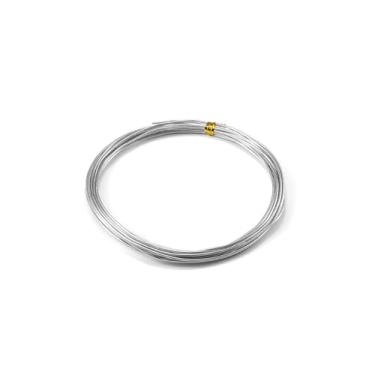 Imagem de YDJIANCAI Fio de alumínio para artesanato de 0,6 mm, rolo de fio de joias multicolorido de 10 m (32,8 pés) para embrulho de arame, contas, escultura pequena, modelagem e designs de arte floral (cor