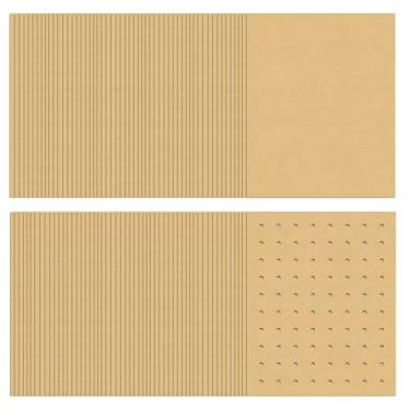 Imagem de Golden Associate Forros de papel pergaminho descartáveis, 20 x 30 cm, 180 peças para fritadeira a ar, forno, conjunto de folhas perfuradas e sem furos, 90 peças cada, acessórios de cesta de bandeja de