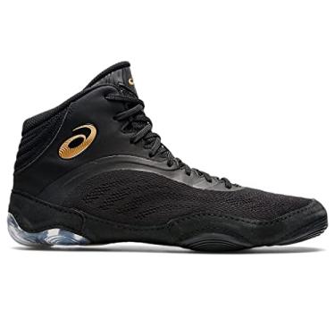 Imagem de ASICS T nis masculino Split Elite Wrestling, Preto/ouro puro, 4.5