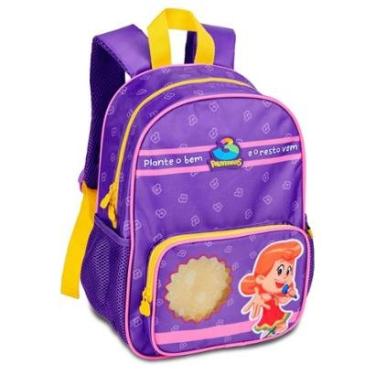 Imagem de Mochila de Costas Escolar Infantil 3 Palavrinhas Roxa - Clio-Feminino