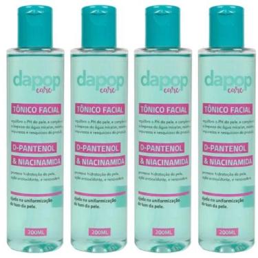 Imagem de Tônico Facial Dapop Niacinamida/Pantenol/Renovador - Kit 4 Un