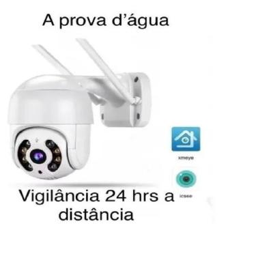 Imagem de Câmera Vigilancia A Prova D'água Infravermelho Externa Wifi - EK
