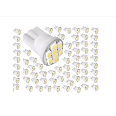 Imagem de 1000 Lâmpadas T10-8 Leds Smd Pingo Luz W5W 1026 Autom