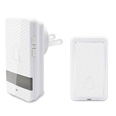 Imagem de Campainha à prova d'água sem fio doméstica remota chamada de emergência campainha autoalimentada uma para uma porta carrilhão aberta (cor: dourado) (ouro)