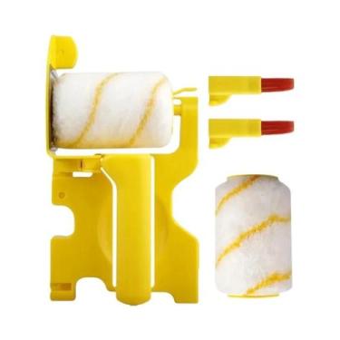 Imagem de Conjunto De Rolo De Pintura DIY Com Pincéis Multifuncionais Para Decor