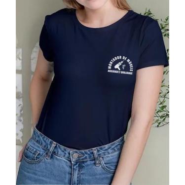 Imagem de Camiseta Camisa Algodão Feminina Masculina Adulto Uniforme Profissiona