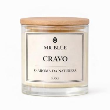 Imagem de Velas Aromáticas MR Blue Cera De Coco - Cravo 100g