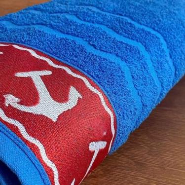 Imagem de Toalha De Praia Banho Gigante 76 cm x 1,50 cm Algodão Lisa(NÁUTICA)