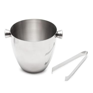 Imagem de Balde e Pegador para Gelo Inox MR1129 Mori - Prateado