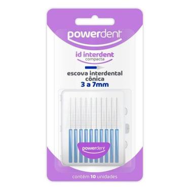Imagem de Escova Interdental Cônica Powerdent com 10 Unidades