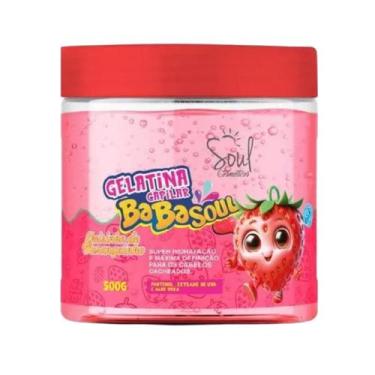 Imagem de Gelatina Capilar Soul Cosméticos 500g Diversos Aromas, Moranguinho