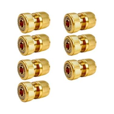 Imagem de Conectores Rápidos De Metal Para Mangueira De Jardim 1/2 Polegada, Pac