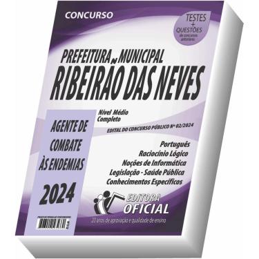 Imagem de Apostila Ribeirão Das Neves Mg Agente De Combate Às Endemias