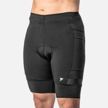 Imagem de Bermuda Ciclismo Poker Gel Max Comfort CBolso Masculina - Pr
