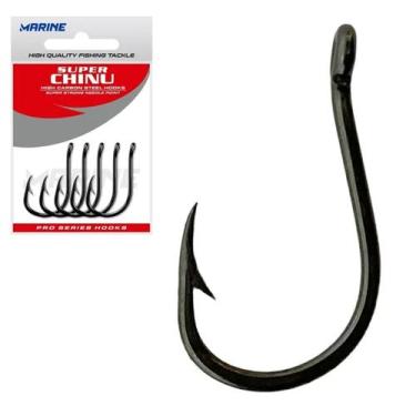 Imagem de Anzol Marine Sports Chinu Strong Black 03 (50un)