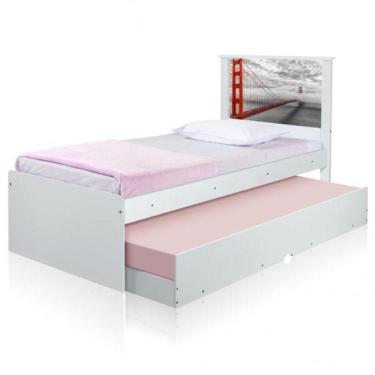 Imagem de Cama Bibox Solteiro Cidade San Francisco Com Colchões