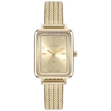 Imagem de Relógio Technos Feminino Dourado Gl32Ai/1D, Pulseira Aço Ino