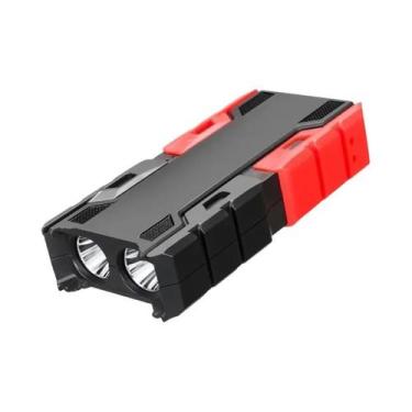 Imagem de Lanterna Portátil LED Recarregável Com Duas Lâmpadas USB Para Camping,