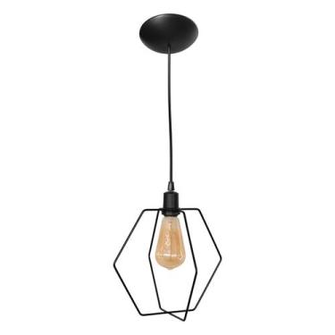 Imagem de Lustre Aramado Oslo Preto: A Escolha Ideal para Ambientes Sofisticados