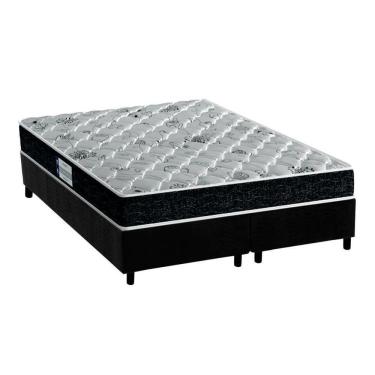 Imagem de Cama Box King: Colchão Ortopédico Probel D45/Ep Advanced Tech2000 Plus + Base Black(193X203)