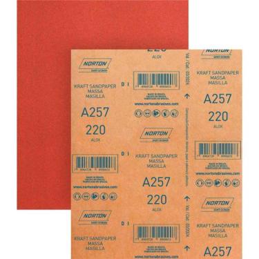 Imagem de Lixa Folha, Massa, A-257, Grão 220, Norton