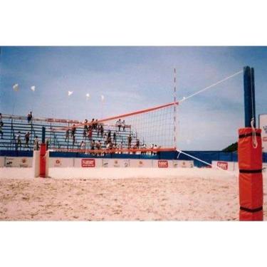 Imagem de Rede Profissional Volei de Praia c/4 Faixas (Seda)-Unissex