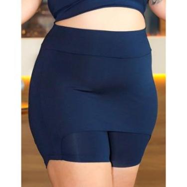 Imagem de Bermuda Plus Size Fitness com Tapa Bumbum - Fitmoda-Feminino