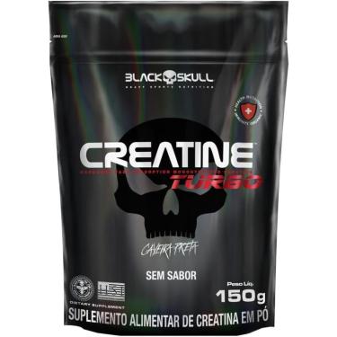 Imagem de Creatina Monohidratada Black Skull Turbo 150g Refil Energia, Força e Massa Muscular-Unissex