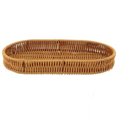 Imagem de Bandeja Tramada Retangular Tipo Vime 32X17Cm 6985 - Livon