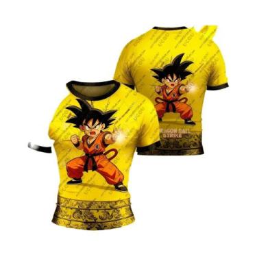 Imagem de Camiseta Infantil Masculina E Feminina Dragon Ball Z Goku Jiu Jitsu Fi